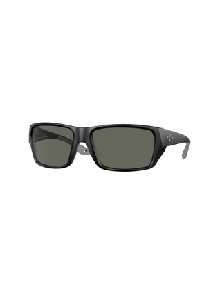 Costa Del Mar Tailfin Grey Polarized Glass Rectangular Mens Sunglasses 6S9113 911301 60