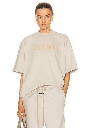 Fear of God Eternal Tshirt in Cement - Tan. Size XL/1X (also in XXL/2X).