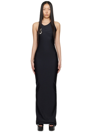 Coperni Black Single Emoji Maxi Dress