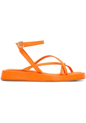 GIABORGHINI Orange Rosie 16 Sandals