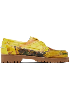 KidSuper Yellow Painted Lug Loafers