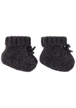 Bonpoint Baby Gray Cashmere Telse Pre-Walkers