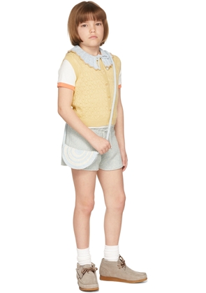 Misha & Puff Kids Yellow Hearts Eyelet Zoe Vest