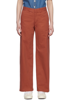 Levi's Orange Baggy Trousers