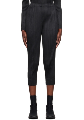 PLEATS PLEASE ISSEY MIYAKE Black Monthly Colors September Trousers