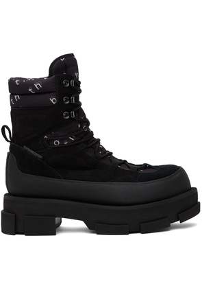 both Black Gao Platform Boots
