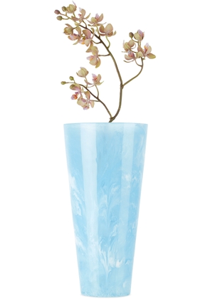 The Conran Shop Blue & White Pamana Cylinder Vase