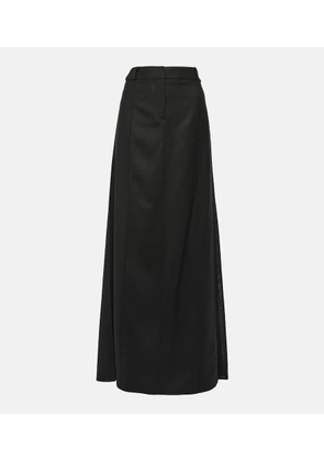 Victoria Beckham Wool-blend maxi skirt