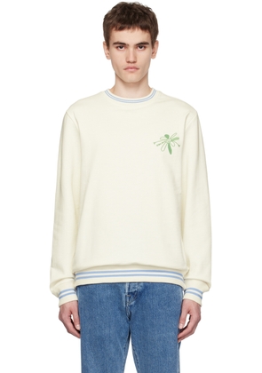 PS by Paul Smith Off-White Flower Sweatshirt