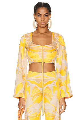 Alexis Matteo Top in Sunlight - Yellow. Size XS (also in S).