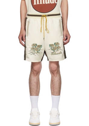 Rhude Off-White Souvenir Shorts
