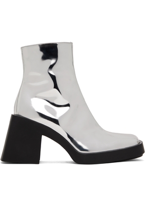 Justine Clenquet Silver Milla Boots