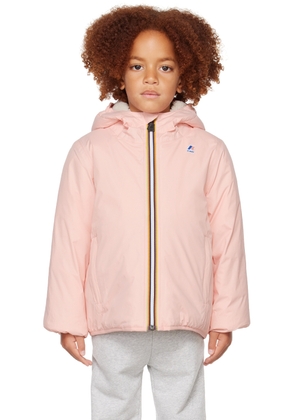 K-Way Kids Pink 3.0 Claude Orsetto Jacket