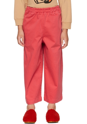 Weekend House Kids Kids Red Canvas Trousers