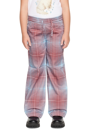 Charles Jeffrey LOVERBOY SSENSE Exclusive Kids Blue & Red Trousers