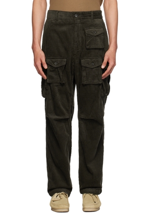 Engineered Garments Green Bellows Pockets Cargo Pants