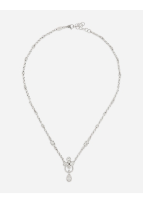 Dolce & Gabbana Easy Diamond Necklace In White Gold 18kt And Diamonds - Woman Necklaces White Gold Onesize