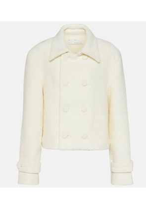 Xu Zhi Double-breasted wool-blend jacket