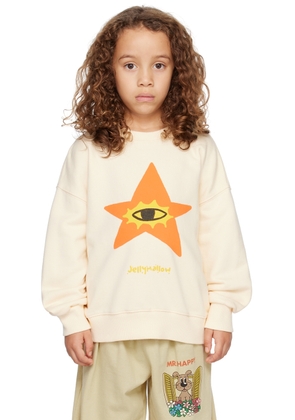 Jellymallow Kids Off-White Eagle Eye Sweatshirt