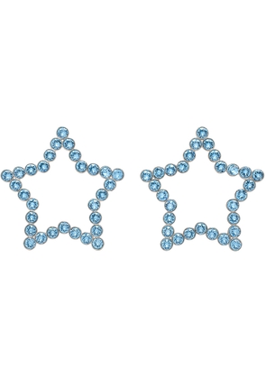 Safsafu Silver & Blue Star Earrings