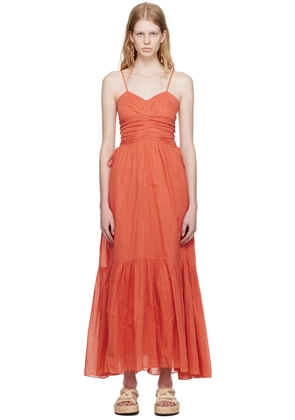 Isabel Marant Etoile Orange Giana Maxi Dress