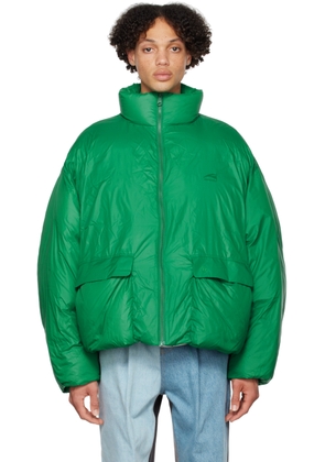 ADER error Green Mestan Puffer Jacket