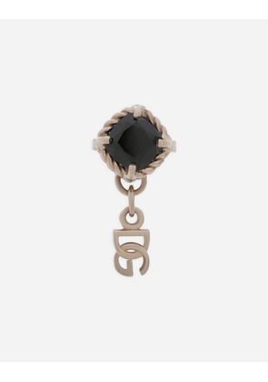 Dolce & Gabbana Anna Earring In White Gold 18kt And Black Spinel - Woman Earrings White Gold Onesize