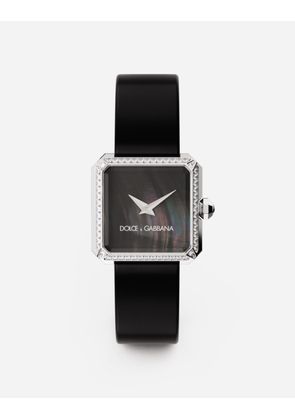 Dolce & Gabbana Sofia Steel Watch With Colorless Diamonds - Woman Watches&straps Black Onesize