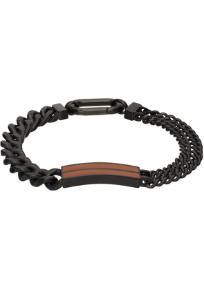 ZEGNA Black Chain Bracelet