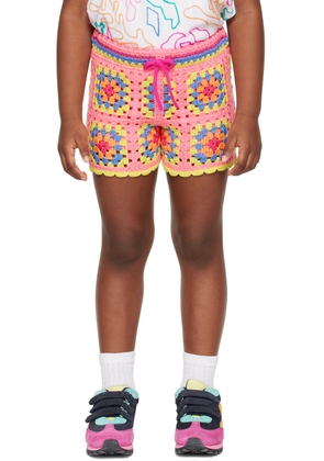 Marc Jacobs Kids Pink Drawstring Shorts