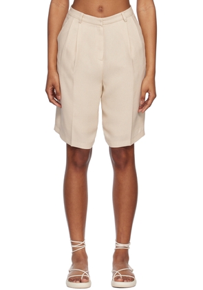 Youth Beige Low-Waisted Shorts