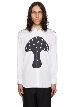 Comme des Garçons Shirt White Brett Westfall Edition Mushroom Shirt