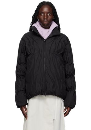 POST ARCHIVE FACTION (PAF) SSENSE Exclusive Black 4.0+ Right Down Jacket