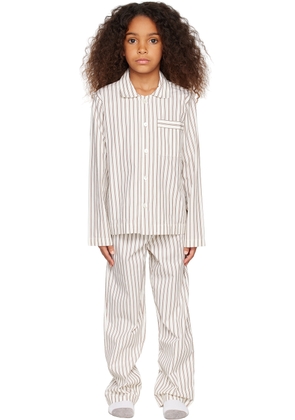 Tekla Kids Kids Beige Pyjama Set