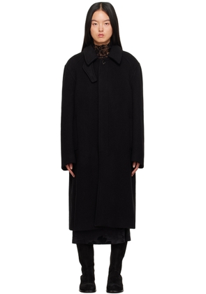 Youth Black Darted Coat