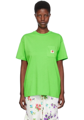 Sky High Farm Workwear Green Pocket T-Shirt