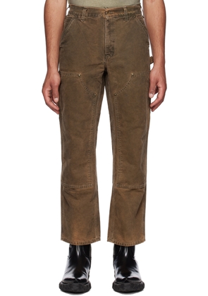 NotSoNormal SSENSE Exclusive Brown Working Trousers