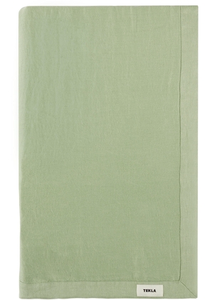 Tekla Green Linen Table Cloth