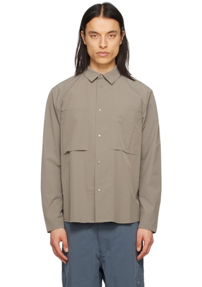 NORSE PROJECTS Gray Jens Travel Light 2.0 Shirt