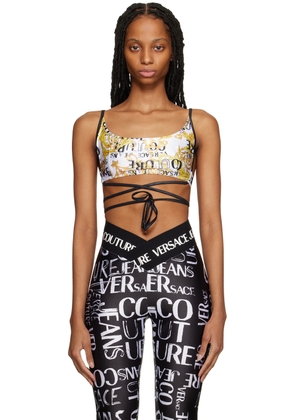 Versace Jeans Couture White Graphic Tank Top