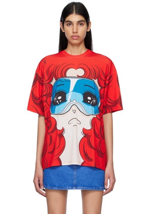 Pushbutton SSENSE Exclusive Red Goggle Girl T-Shirt