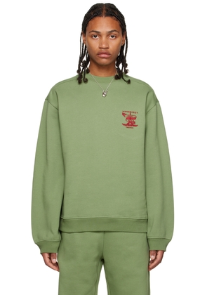 Y/Project Green Embroidered Sweatshirt