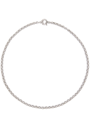 Tom Wood Silver Thick Rolo Chain Necklace