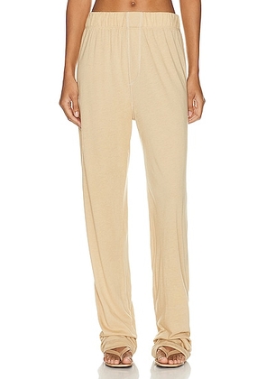 Eterne Lounge Pant in Sand - Beige. Size L (also in XL, XS).