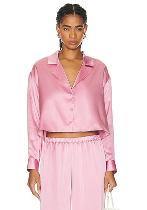 SABLYN Merle Shirt in Lola - Pink. Size M (also in ).