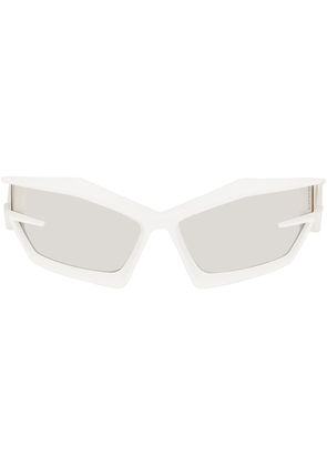 Givenchy White Giv Cut Sunglasses