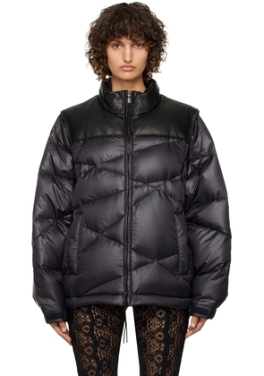 UNDERCOVER Black Quilted Down Jacket