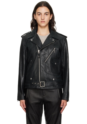 rag & bone Black Dallas Leather Jacket