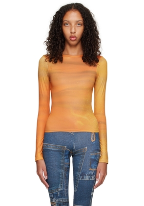 BINYA SSENSE Exclusive Orange Fedra Long Sleeve T-Shirt