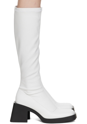 Justine Clenquet White Chloë Boots
